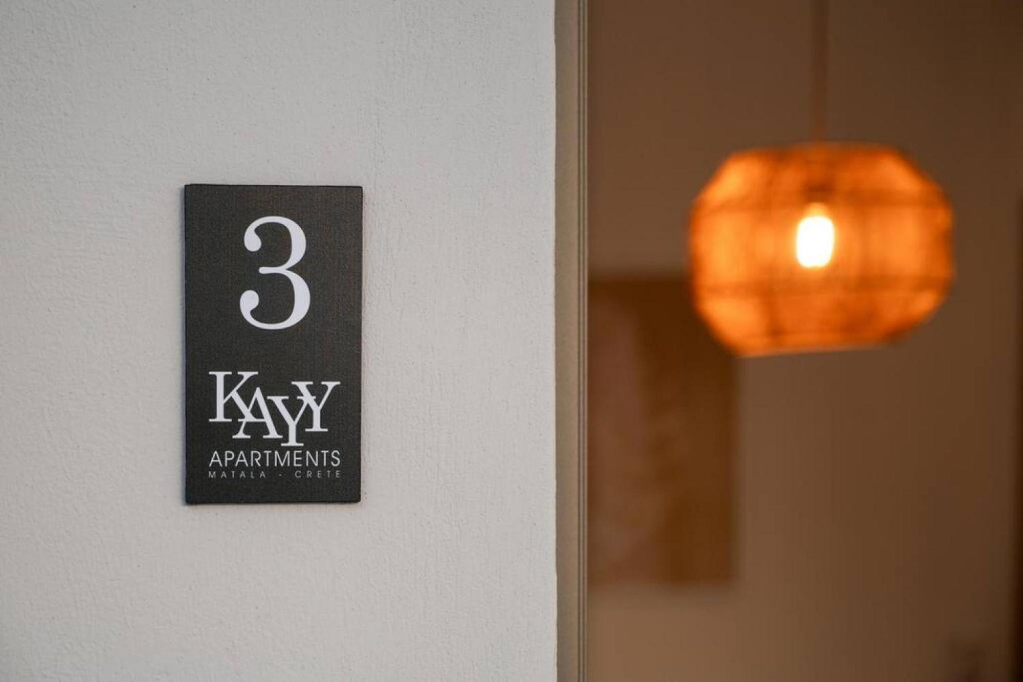 Kayy Apartments 3 In Matala Eksteriør billede